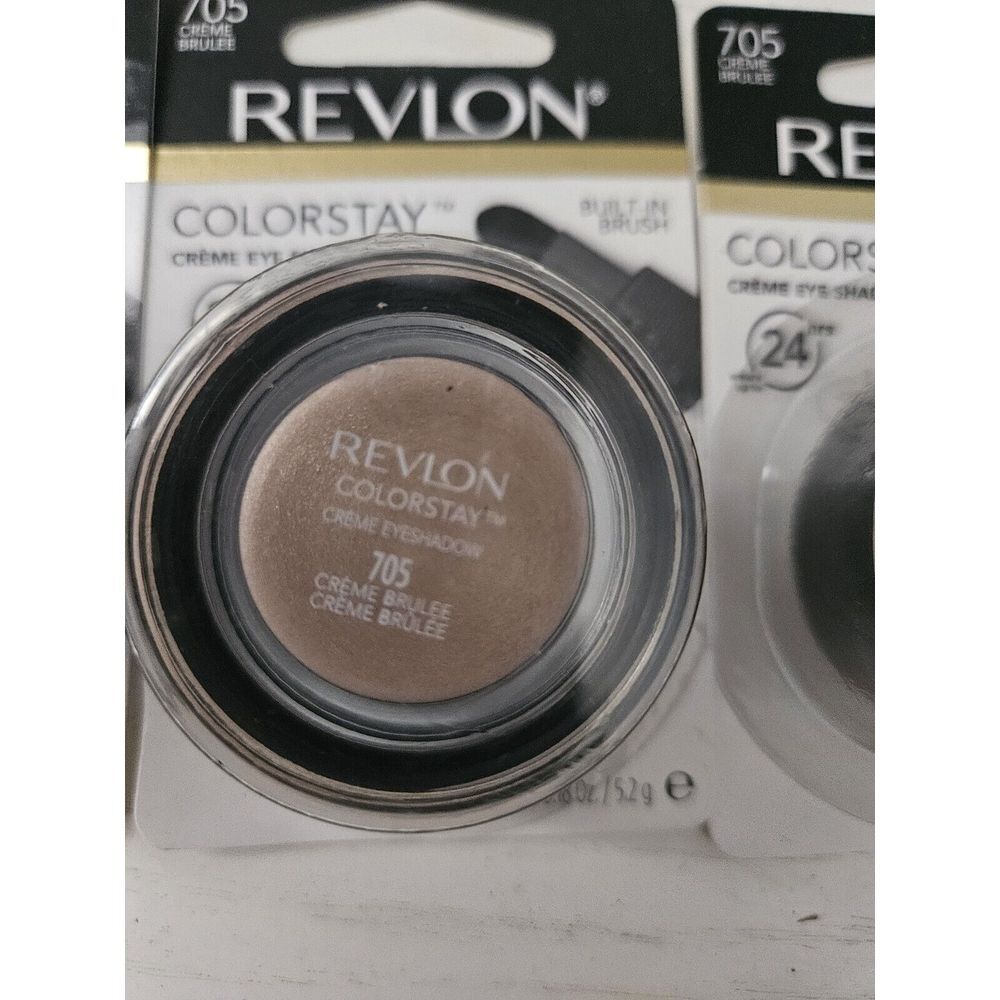 Revlon Colorstay Creme Eyeshadow BUILT IN BRUSH 705 CREME BRULEE Lot 2017 New